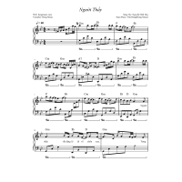 Người Thầy Sheet Piano