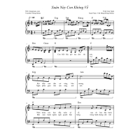 xuan nay con khong ve sheet piano