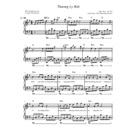Thương Ly Biệt Sheet Piano