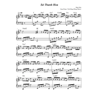 Sứ Thanh Hoa Sheet Piano